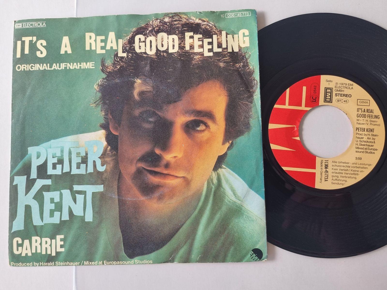 7"" Single Peter Kent - It's a real good feeling Vinyl Germany