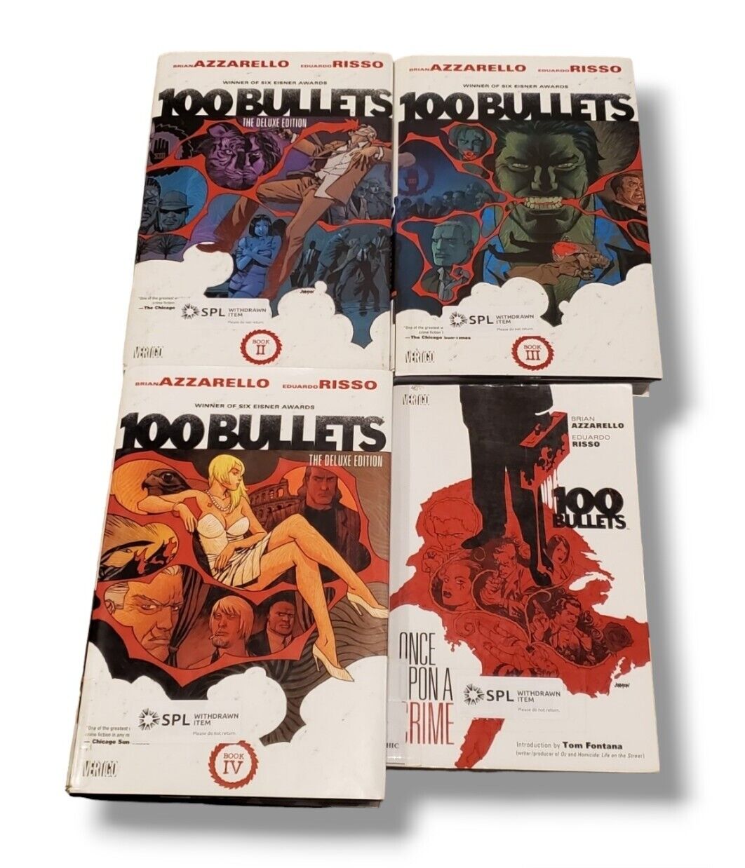 100 Bullets: Deluxe Hardcover Edition, Book 2-3-4 + Once Upon Crime (Vertigo/DC)