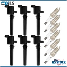 Ignition Coil & Iridium Spark Plug Kit Fits Ford 2001-2008 Escape 2005-2007 3.0L