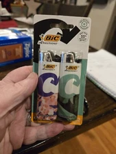 BIC Ecolutions 2 Pk Pocket Lighter, Ecofriendly Candle Lighters, NIB