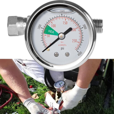 #ad 0580495 580495 HEA Airless Spray Pressure Gauge with T Piece 1 4quot; NPT for Titan $28.99