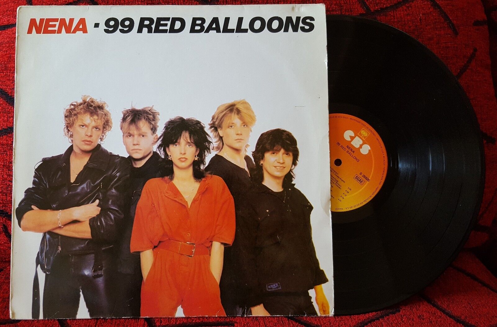 stewardess Echt niet Republikeinse partij NENA *** 99 Red Balloons *** VERY RARE COVER Spain LP 1984 *** | eBay