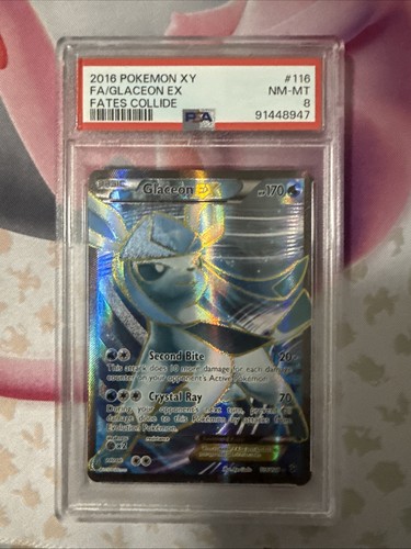 Glaceon-EX graded PSA 8 for sale on eBay