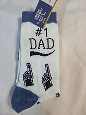 Mens 1 Dad Novelty Socks Size 10-13