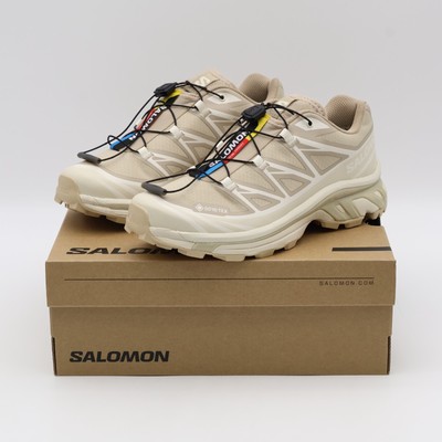 L47732400 Salomon XT-6 GORE-TEX Oxford Tan Almond Milk Safari