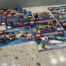 LEGO Instruction Manual Lot DC Super Heroes Batman, Space Police