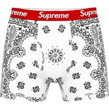 Supreme x Hanes Boxer Briefs 2 pack - White Bandana - XL - Authentic, Sealed