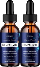 (2 Pack) Neuro Tyde Liquid Drops – Neuro Tyde Memory Focus Brain Support