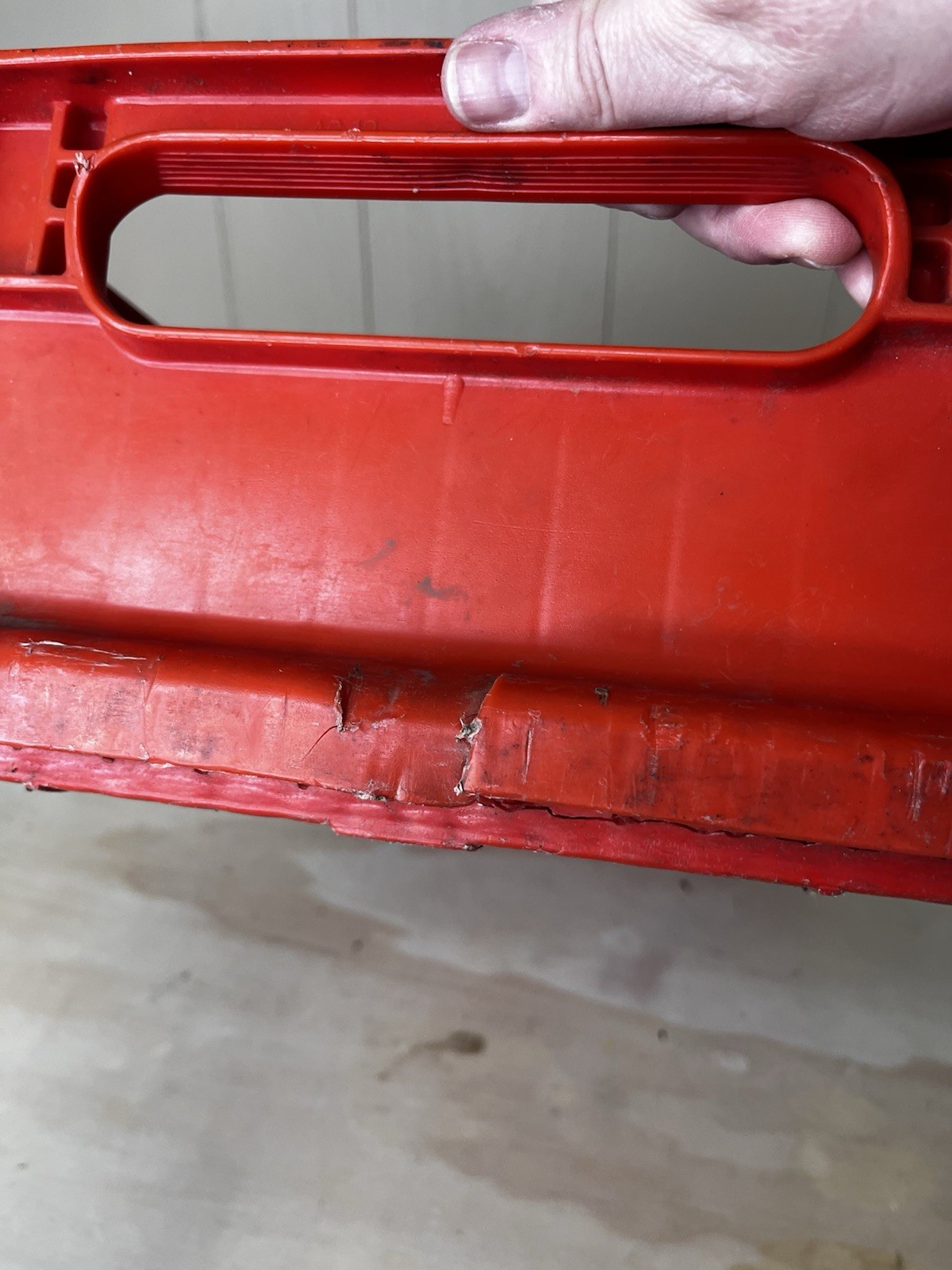 Vintage Double Cola Soda Bottle Crate Plastic Red holds 16 Bottles *READ