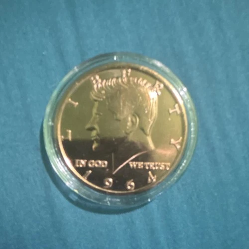 1964 Kennedy Half Dollar Proof cooper  Uncirculated Coin in Protective Case