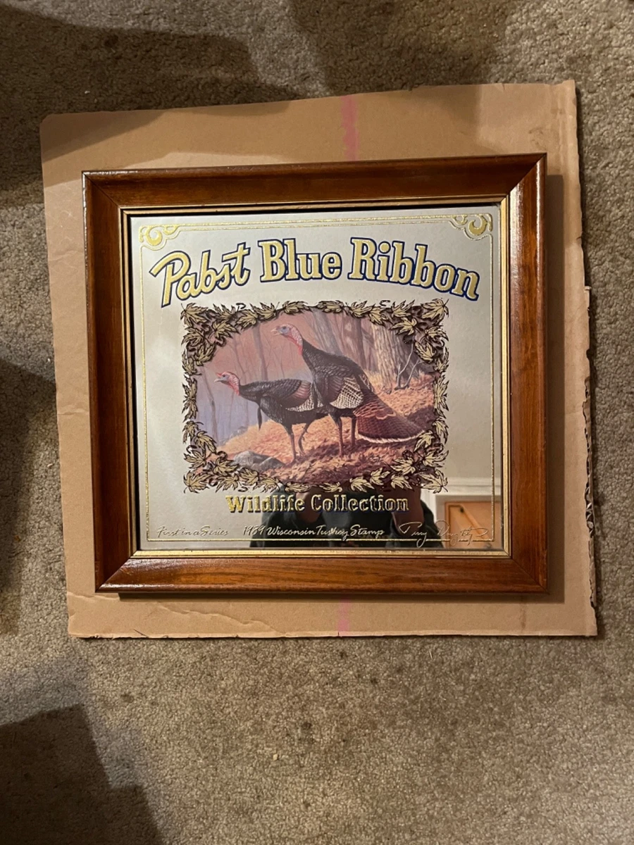 Pabst Blue Ribbon Beer Mirror In Collectible Breweriana Mirrors