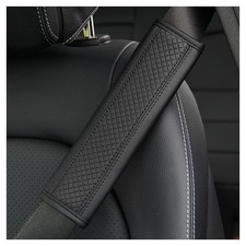 Breathable Leather car seat Belt Cover, seat Belt Shoulder pad to Protect The...
