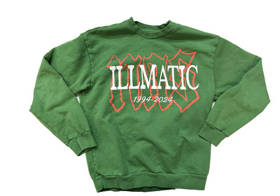 NAS Illmatic Sweatshirt Mens Large Green Queensbridge North Houses 1994 2024