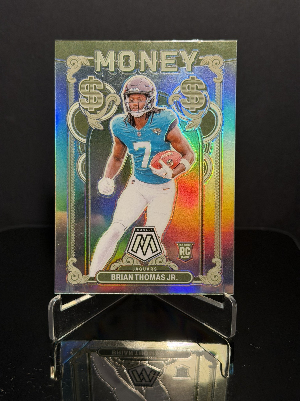 2024 Panini Mosaic Brian Thomas Jr. Rookie Money Card SSP Jaguars see pics
