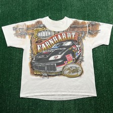 VTG Chase Authentics Dale Earnhardt Intimidator AOP Western T-Shirt Men's XL 90s