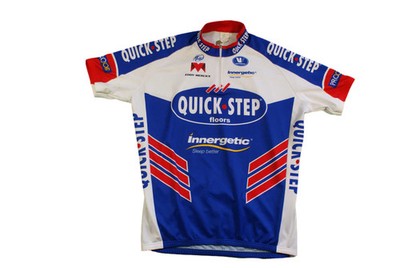 Retro Fahrrad Trikot Quick Step Eddy Merckx UCI Vermarc