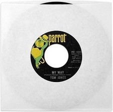 S7wr White Paper Sleeve 7" 45  100 Count - S7Wr White Paper Sleeve 7" 45  1