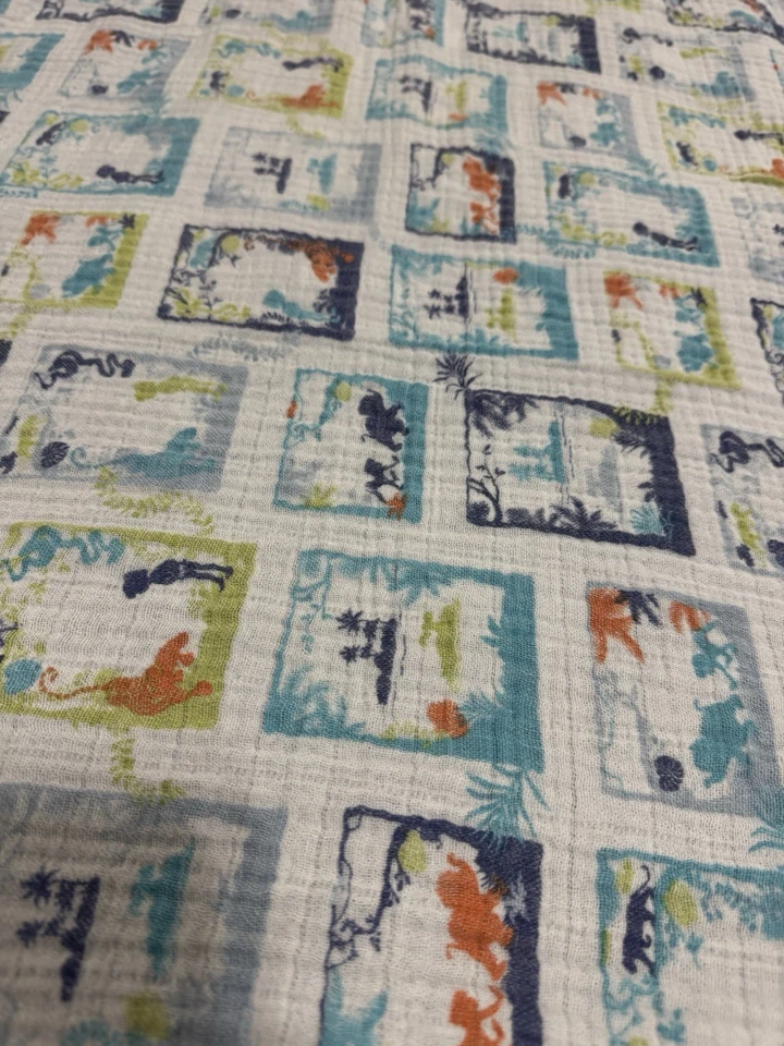 Manta de recepción de muselina libro de la selva bebé Disney Adén + Anais Foto 3 de 4