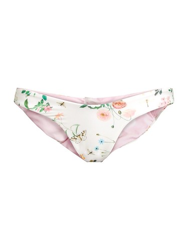 PQ Swim Womens Mari Reversible High Cut Swim 840001563193 L RT $76.00