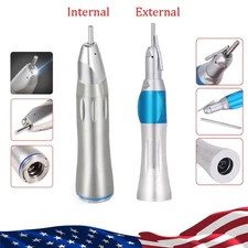 Dental Surgical Straight Handpiece Fiber Optic 1:1 External Irrigation NSK