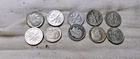 LOT OF ( 10 ) 90% SILVER DIMES $1 FACE VALUE #21