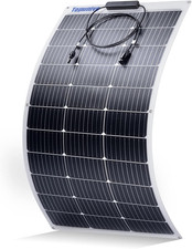 100W 12V Flexible Solar Panel 9BB Monocrystalline Cell 12 Volt Semi-Flexible for