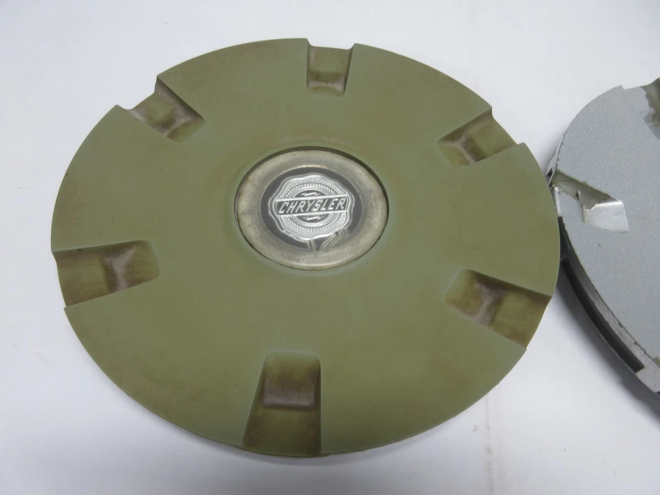 2 TWO Chrysler Pacifica center caps, 2004-2008 part # 04743498AD - Image 3 of 4
