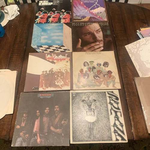 Stones Zeppelin Traffic Springsteen Little Feat Mountain Lot Vinyl Record VG/VG+