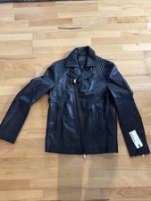 Biker Lederjacke Drykorn Neu und Original mit Etikett, Schwarz, Gr. M (48)