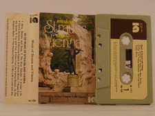 VARIOUS ARTISTS MUSIC FOR STRAUSS AND VIENNA 95 12 Track Audio Cassette DISKY