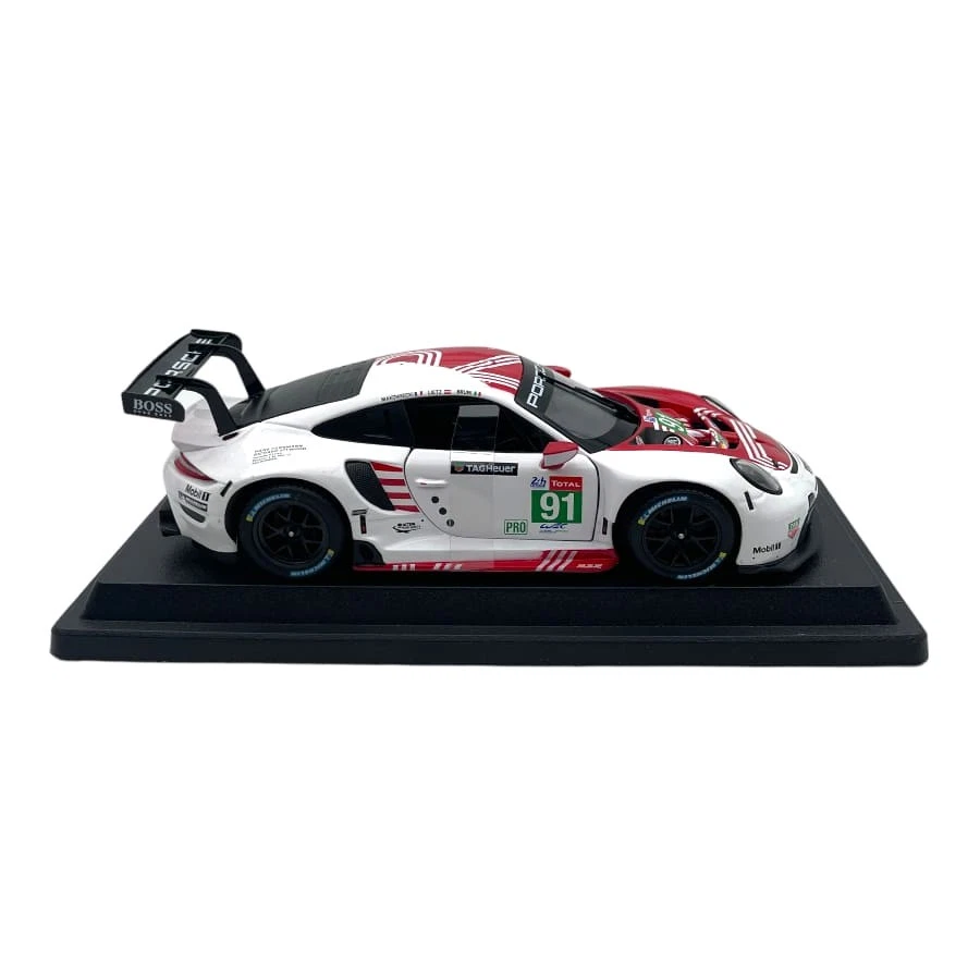 Modellino Auto Bburago 1/24 Porsche 911 Rsr Lm #91 24h Le Mans 2020 - Immagine 4 di 4