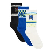 Sonic The Hedgehog Kids' Socks - Multi-Pack for Boys 12-13 Years