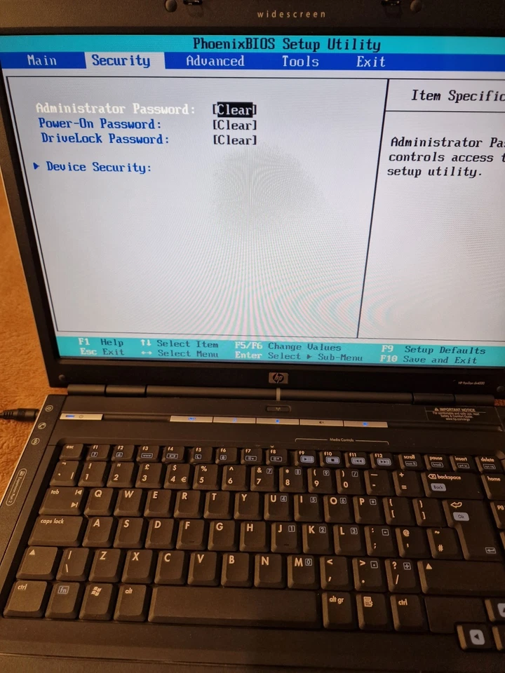 Hp Pavilion DV4000 Laptop 15.4" Pentium M 1.73GHz 80Gb Hdd 512mb Ram Read Descri - Image 4 of 4