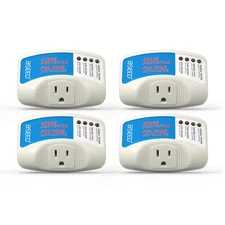 BSEED Surge Protector 15A Wall Mount Outlet for TV, PC, Refrigerator 4 Pack