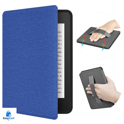 Kindle Paperwhite 7 Zoll Schutzhülle TPU Stoffstruktur Handgurt Magnets