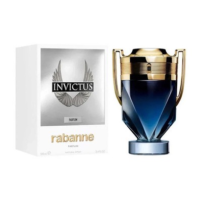 Paco Rabanne Invictus PARFUM 3.4 oz / 100 ml Eau de Parfum Spray For Men New