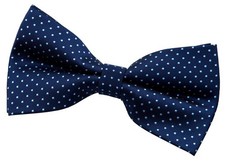Retreez Modern Mini Polka Dots Woven Microfiber Pre-tied Bow Tie 5" 