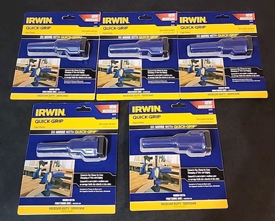 #ad NEW 5 Pack IRWIN 1964755 QUICK GRIP Edge Clamp for Medium Duty Clamps $14.95