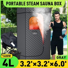 XL Home Portable Sauna Tent, Steam Sauna for Relax W/Sauna Chair, Remote Control