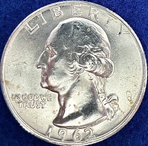 1962-D Washington Silver Quarter Ch BU