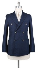 Luigi Borrelli Blue Wool Sportcoat - 40/50 - DP2709R7 