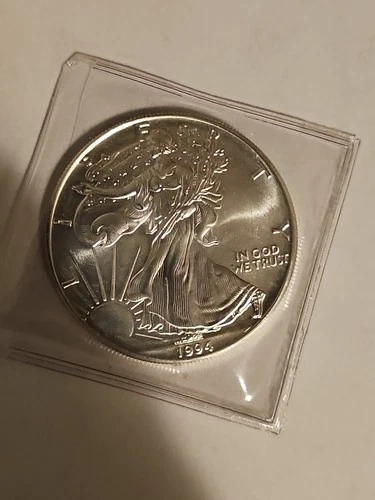 1994 Walking Liberty Silver Dollar 1 Oz. Fine Silver