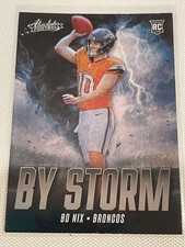 2024 Panini Absolute By Storm Bo Nix #BS-BNX Rookie RC
