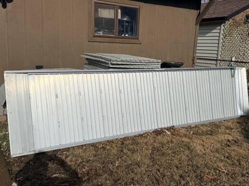 Aluminum Dock Ramp Corrugated Industrial Loading Board Approx. 14 ft x 38 in