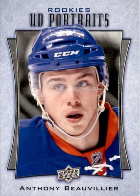 Anthony Beauvillier 2016-17 Upper Deck UD Portraits RC #P-71 New York Islanders