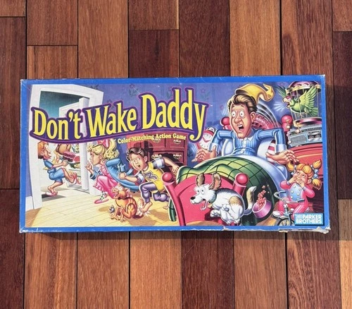 Vintage 1992 Milton Bradley MB DON'T WAKE DADDY Board Game (missing yellow hat)