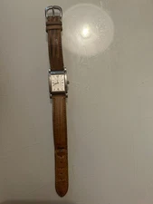 Authentic Vintage COACH Women's Rectangular Swiss Made Watch- Not Working