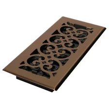 Decor Grates Sph410-A Floor Register 5.5 X 11.5, Antique Brass, Brass
