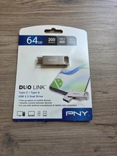 PNY 64GB DUO LINK USB 3.2 Type-C Dual  Drive