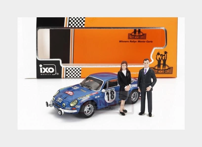Miniature Alpine Renault A110 Wollek – Rallye Monte-Carlo 1973 – Spark 1/43 – Neuf